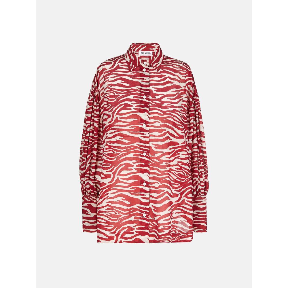 THE ATTICO Red and Milk Shirt
